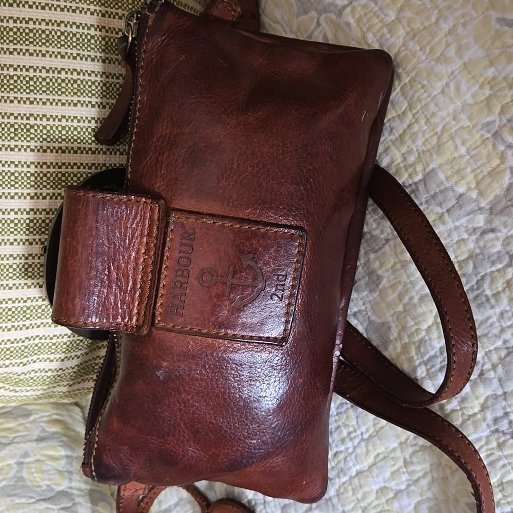 Harbour 2nd Brown Leather Crossbody Bag - Picture 2 of 5